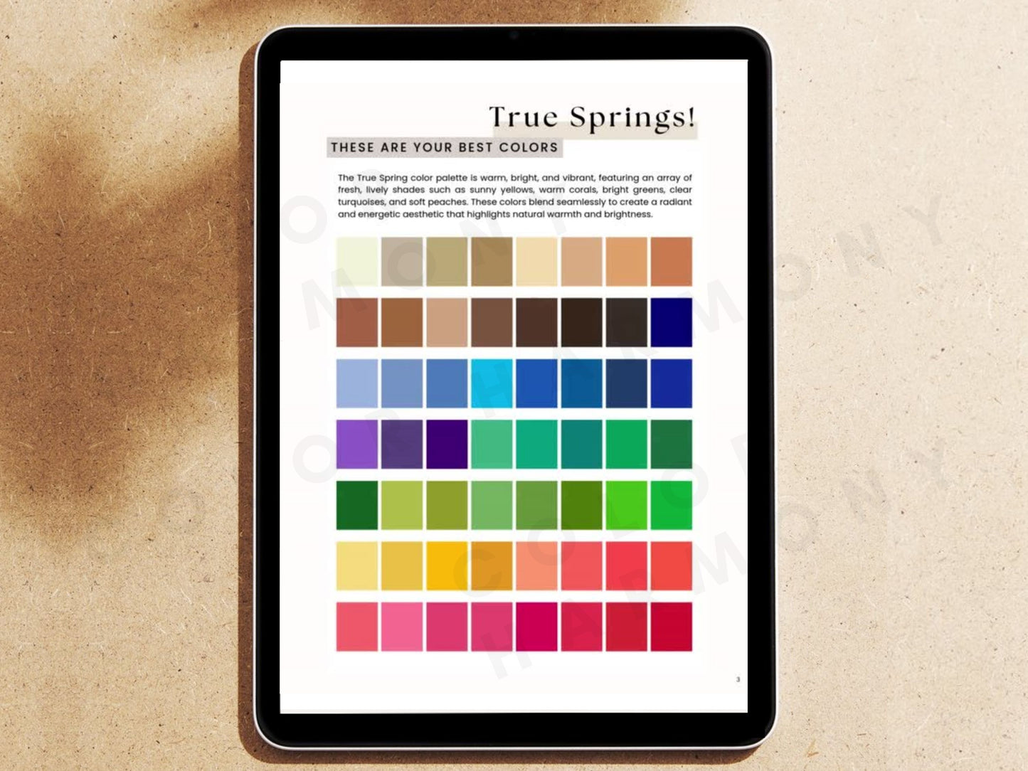 True (Warm) Spring Guide