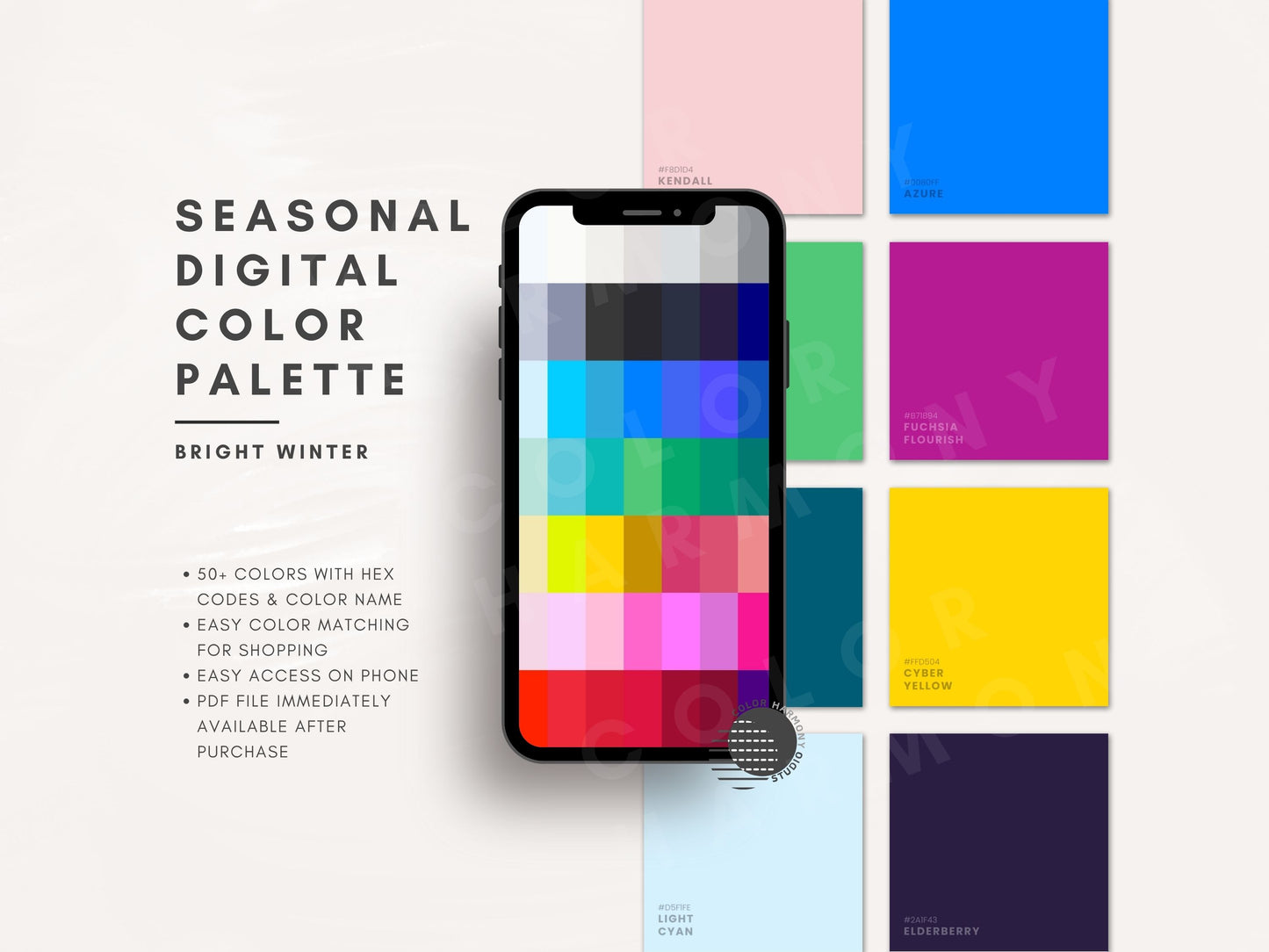 Bright Winter Color Palette