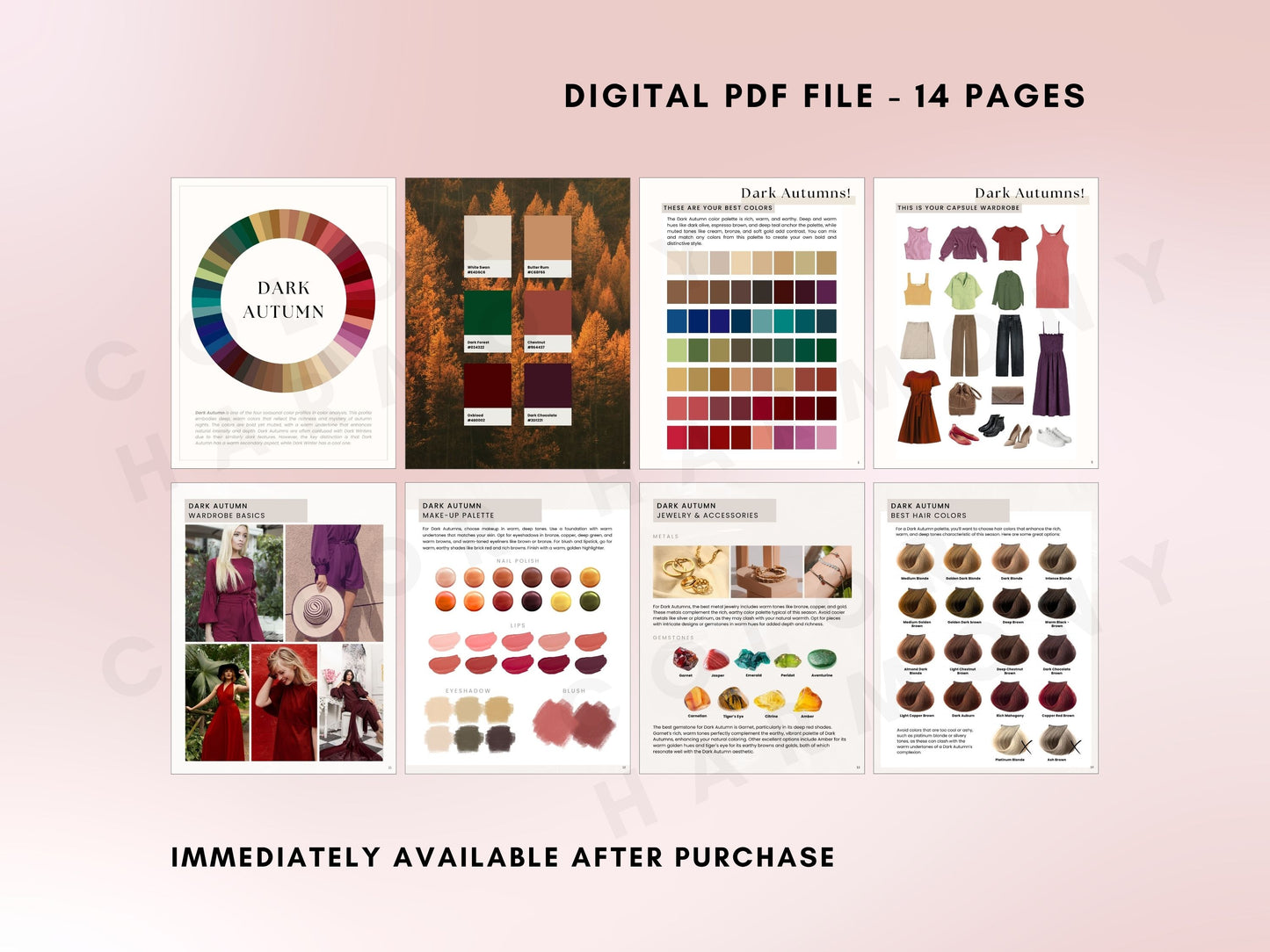 Dark Autumn Seasonal Color Guide