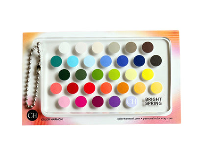 Seasonal Color Swatch Card