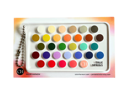 Seasonal Color Swatch Card