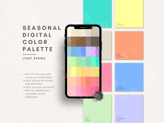 Light Spring Digital Color Palette