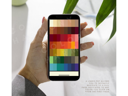 True (Warm) Autumn Digital Color Palette