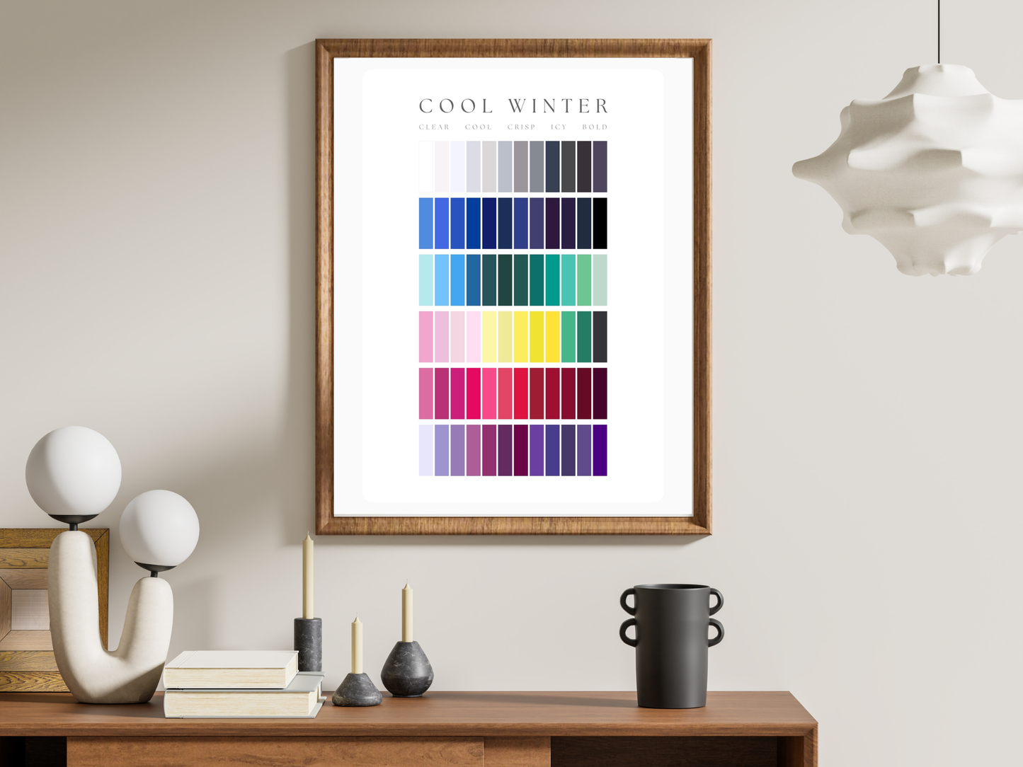 True (Cool) Winter Digital Poster