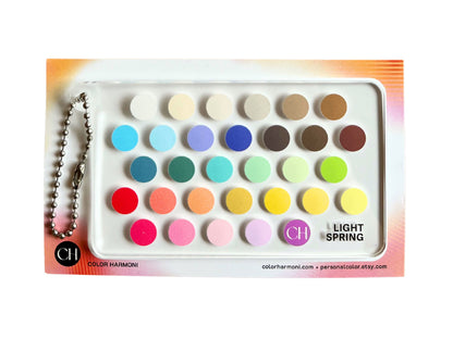 Seasonal Color Swatch Card