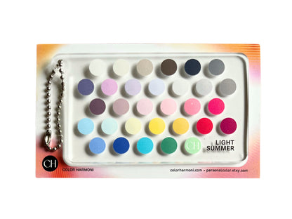 Seasonal Color Swatch Card