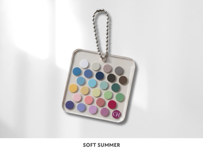 Seasonal Color Acrylic Keychain