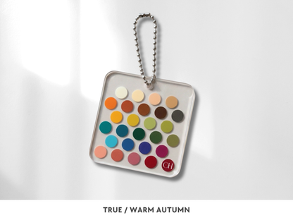 Seasonal Color Acrylic Keychain