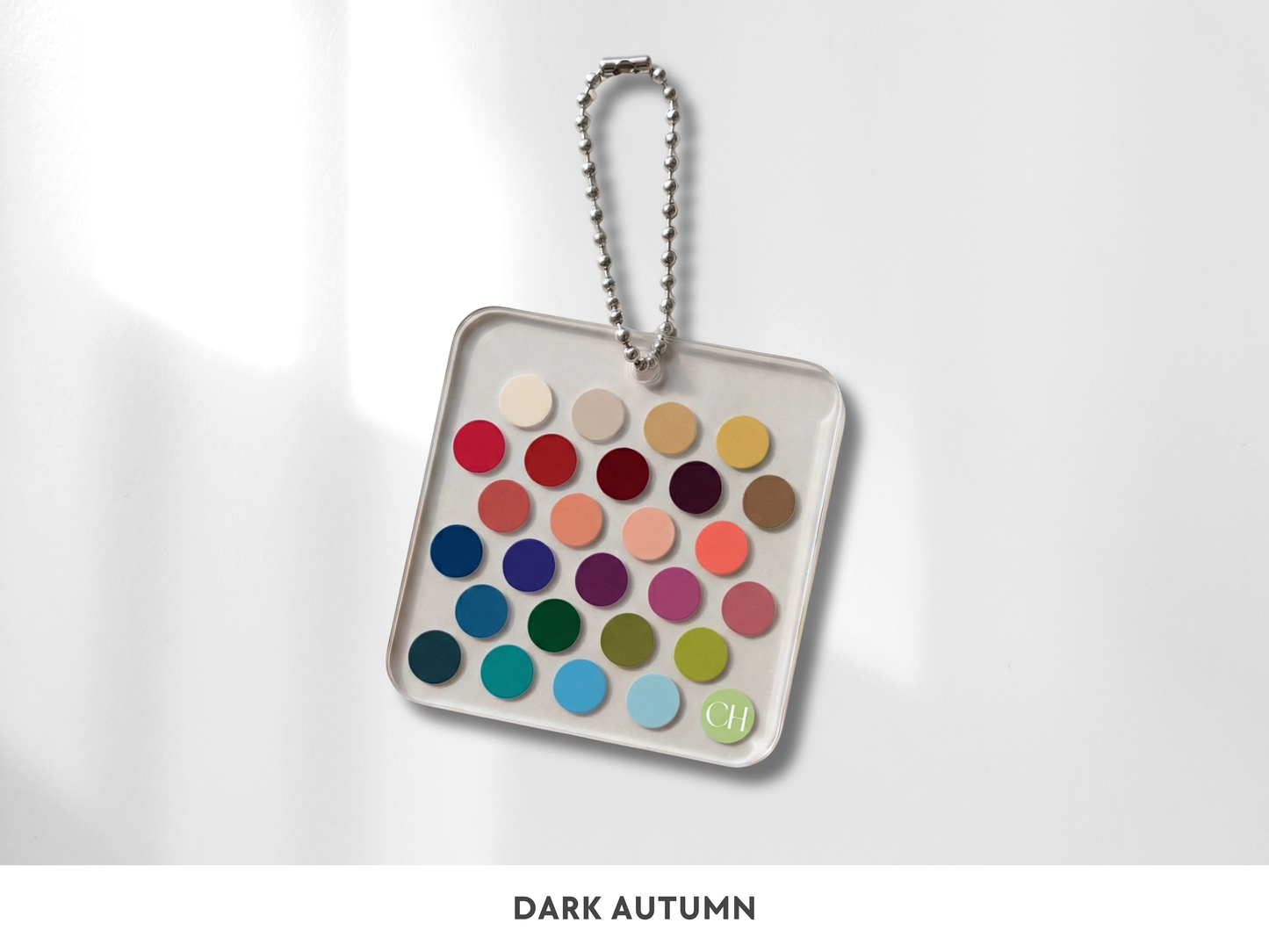 Seasonal Color Acrylic Keychain