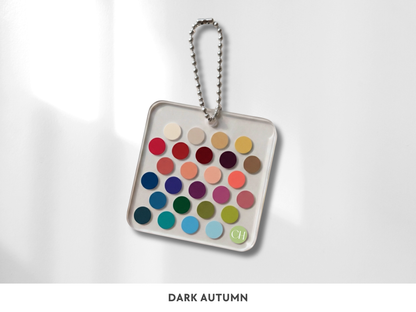 Seasonal Color Acrylic Keychain