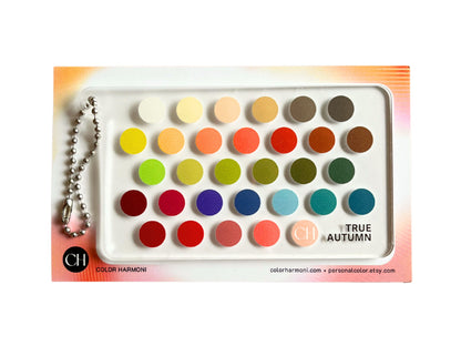 Seasonal Color Swatch Card