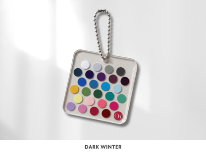 Seasonal Color Acrylic Keychain