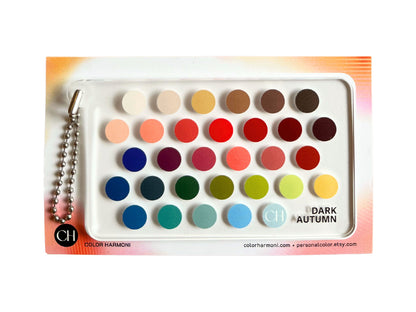 Seasonal Color Swatch Card