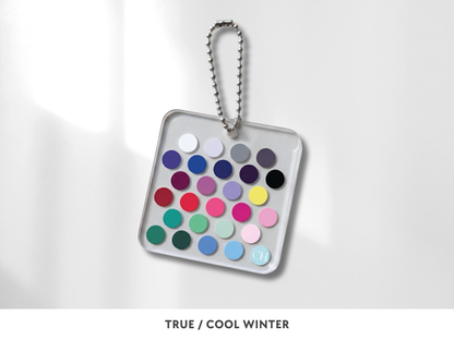 Seasonal Color Acrylic Keychain