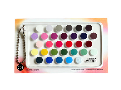 Seasonal Color Swatch Card