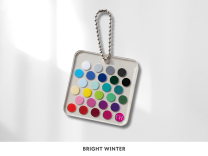 Seasonal Color Acrylic Keychain