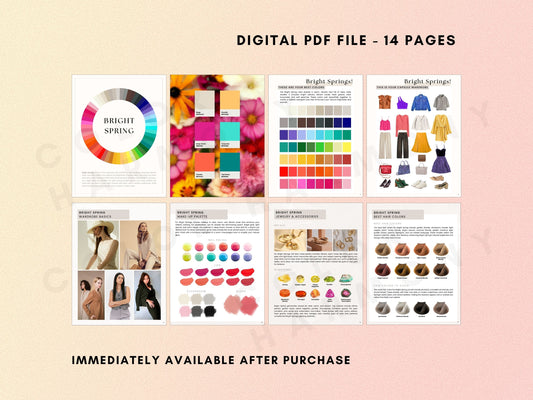 Bright Spring Seasonal Color Guide