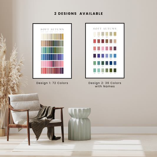 Soft Autumn Printed Poster