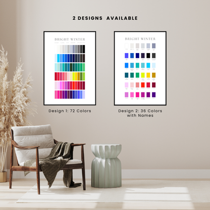 Bright Winter Printed Poster