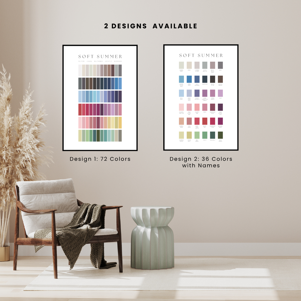 Soft Summer Printed Poster