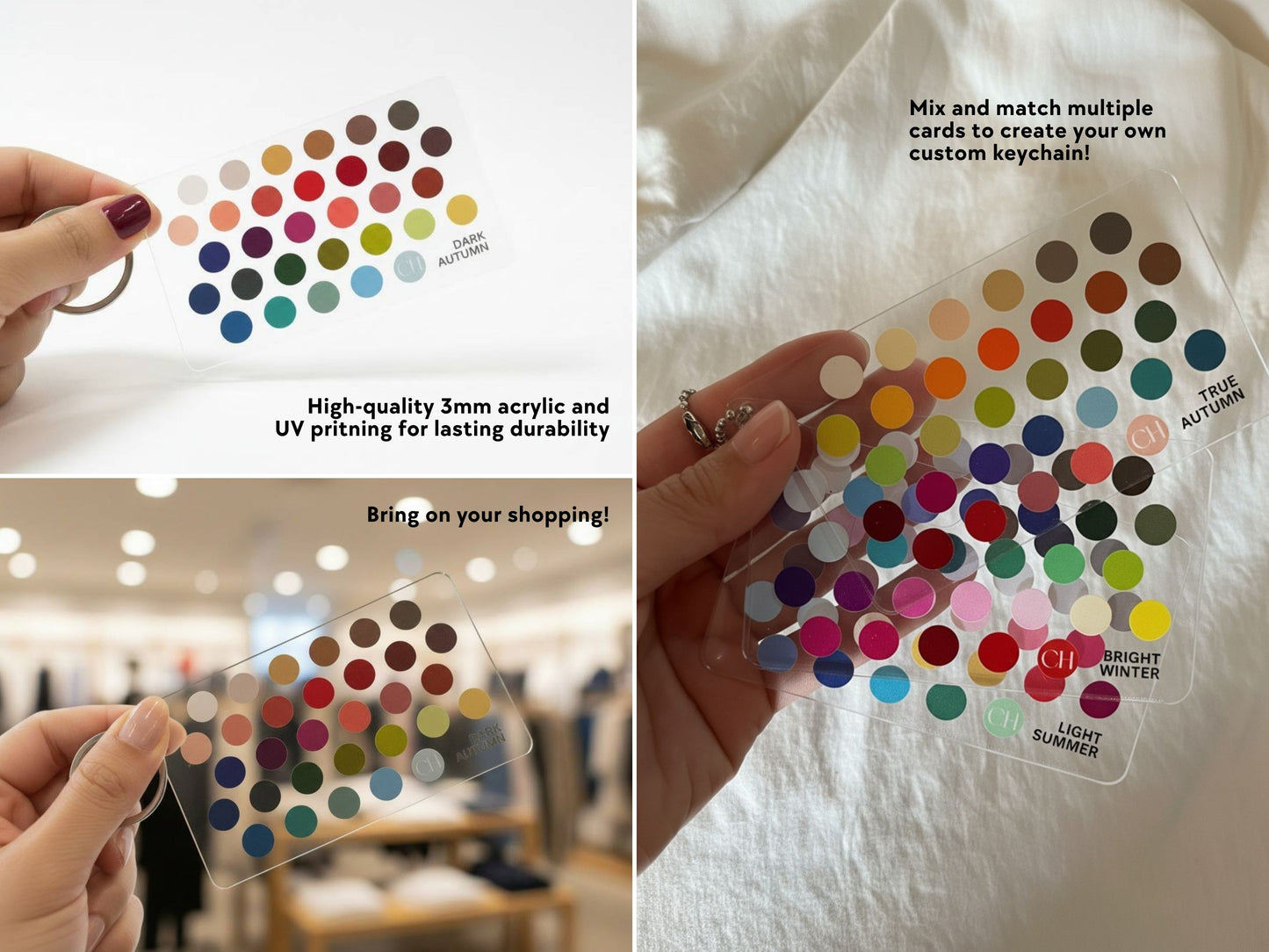 Seasonal Color Swatch Card