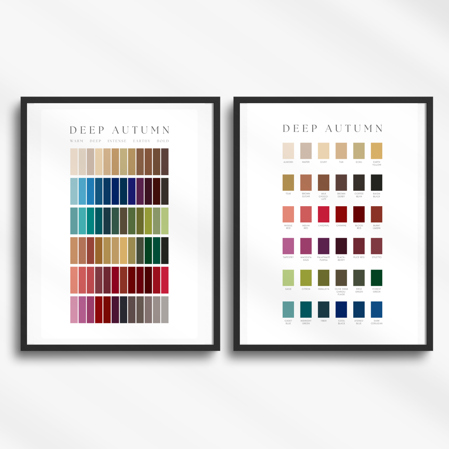 Dark Autumn Printed Poster