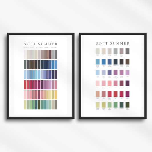Soft Summer Printed Poster