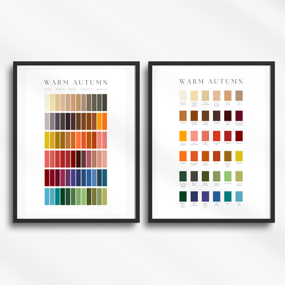 Warm (True) Autumn Printed Poster