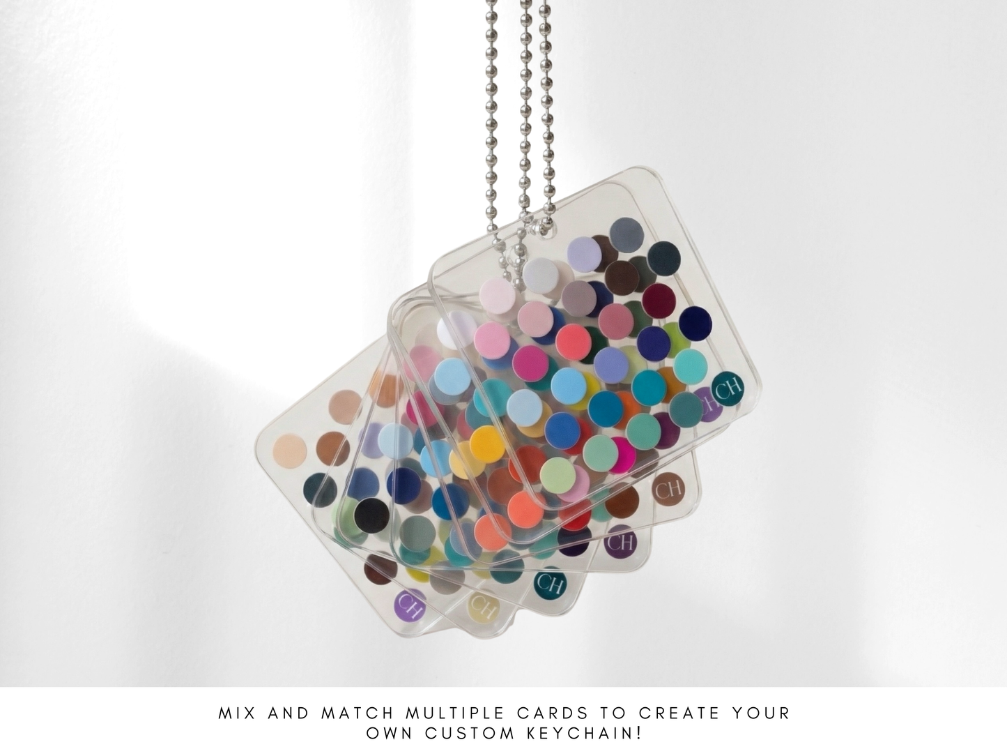 Seasonal Color Acrylic Keychain