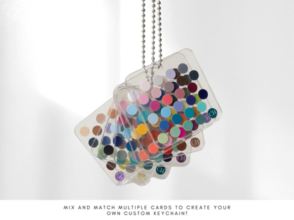 Seasonal Color Acrylic Keychain