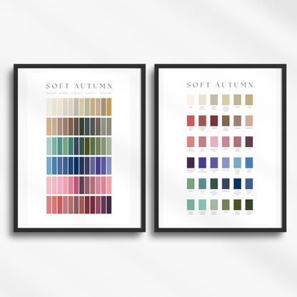Soft Autumn Printed Poster