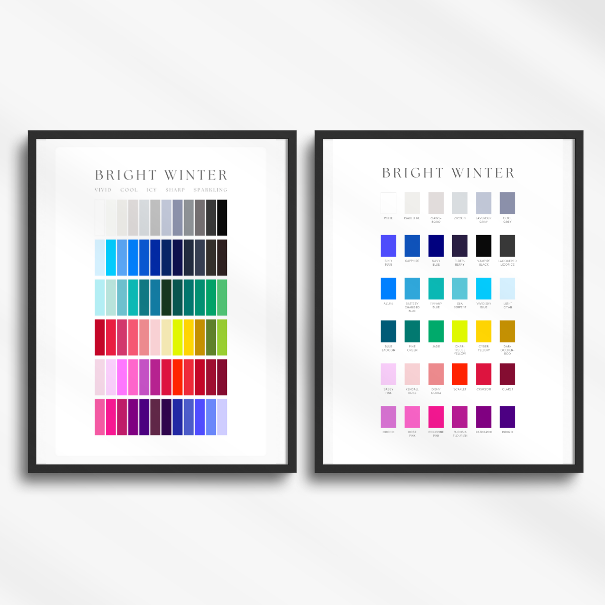 Bright Winter Printed Poster