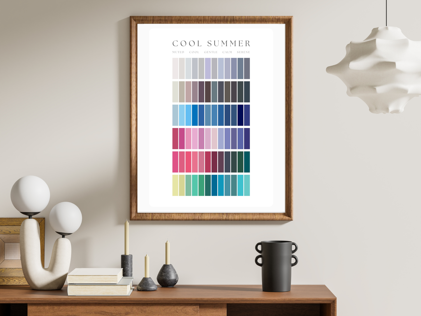 True (Cool) Summer Digital Poster