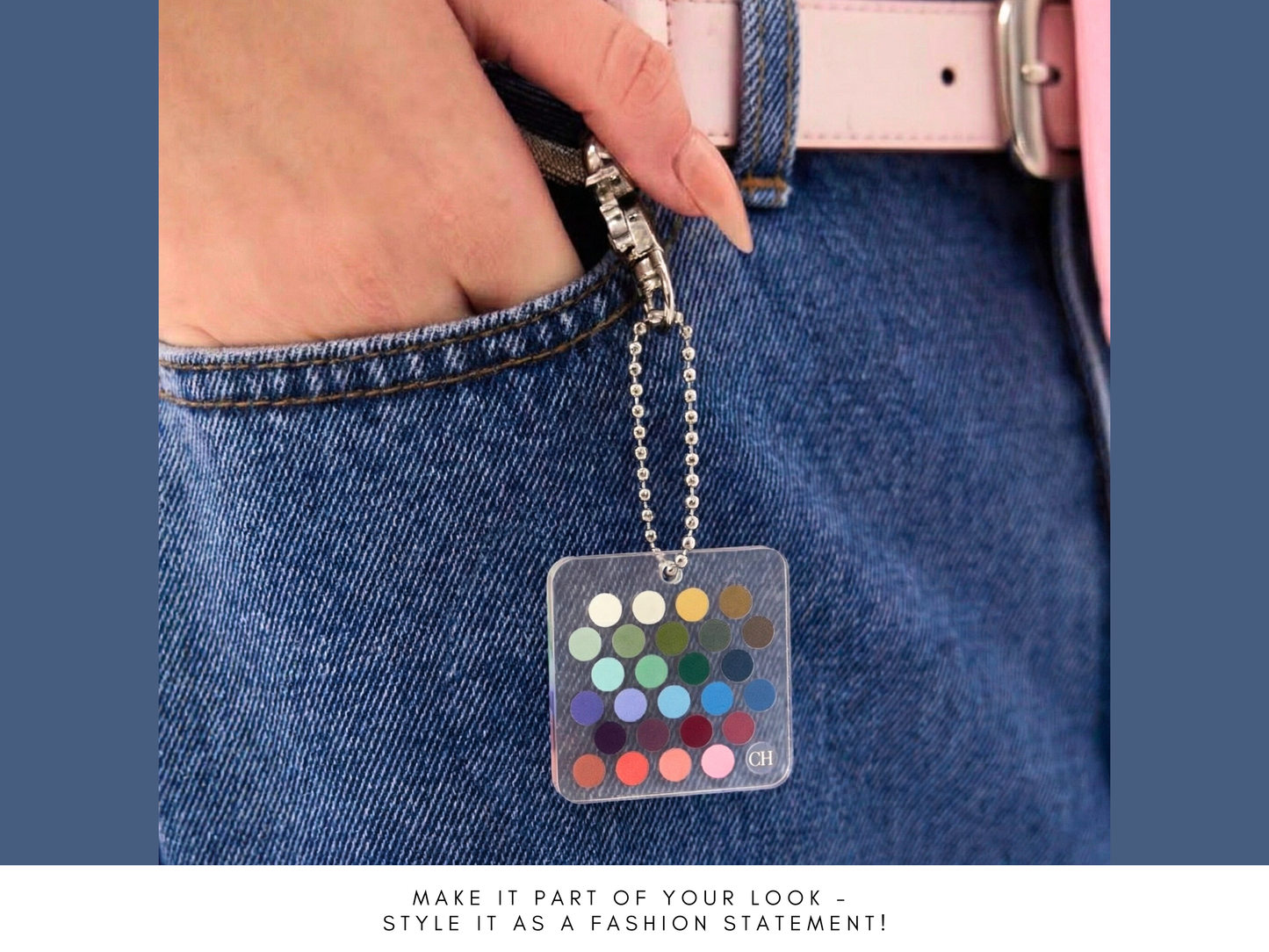 Seasonal Color Acrylic Keychain