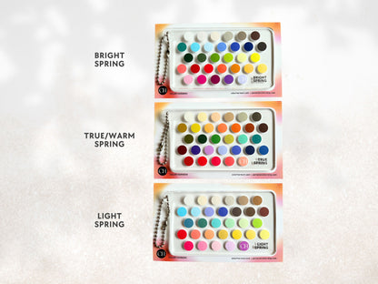 Seasonal Color Swatch Card