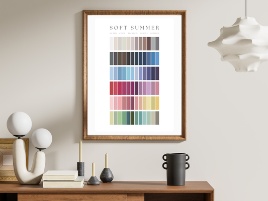 Soft Summer Digital Poster