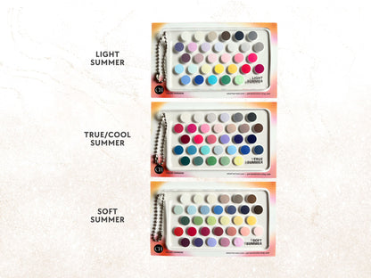 Seasonal Color Swatch Card