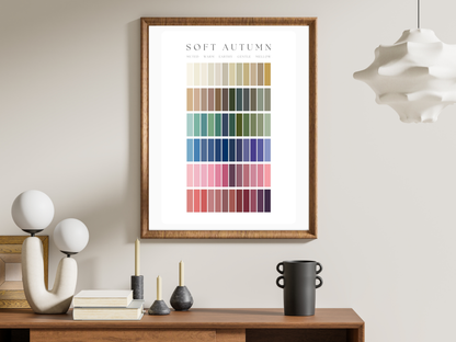 Soft Autumn Digital Poster