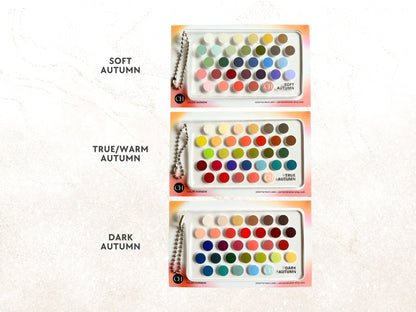 Seasonal Color Swatch Card