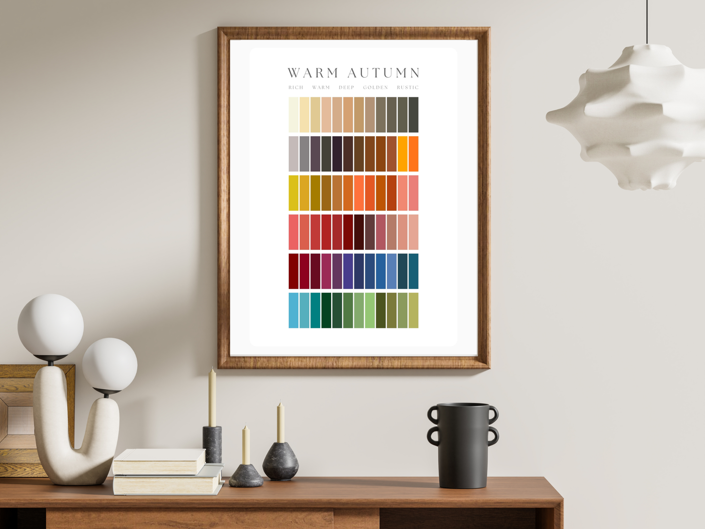 True (Warm) Autumn Digital Poster