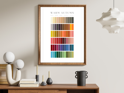 True (Warm) Autumn Digital Poster