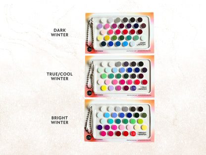 Seasonal Color Swatch Card