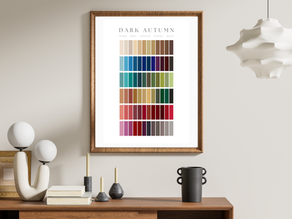 Dark Autumn Digital Poster