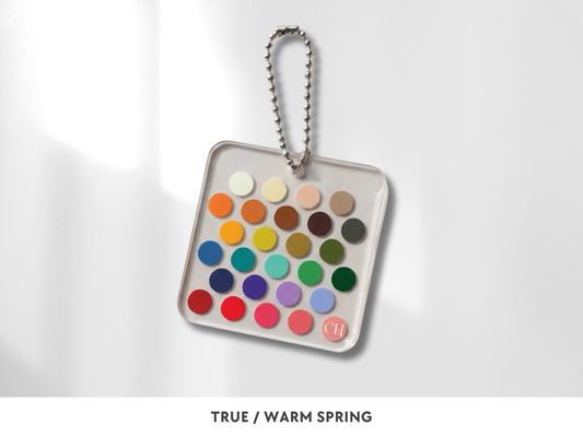 Seasonal Color Acrylic Keychain